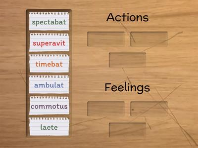6: meanings~Actions/Feelings