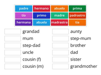 Y7 Spanish Family members