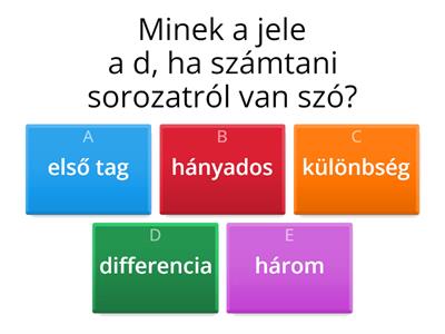 Számtani sorozat