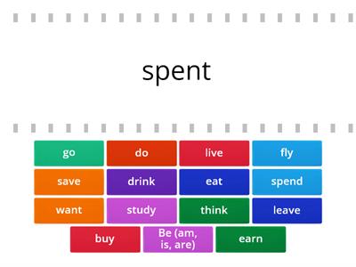 Match present-past verbs