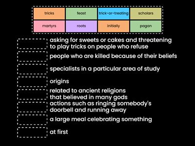 Halloween Match Up E2 16-18 17/10/2024