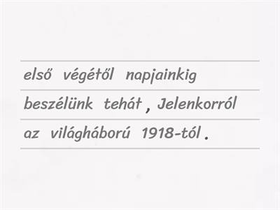 Európa az első világháború után