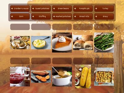 Thanksgiving food 🥗 (A1/A2)