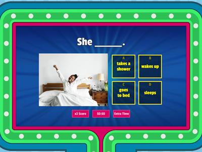 Daily Routine Simple Present 