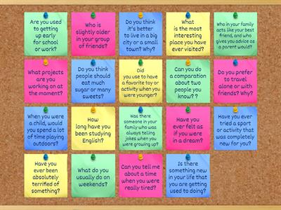 Grammar review by speaking B2