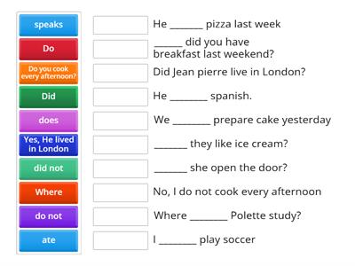 Present Simple and Past Simple