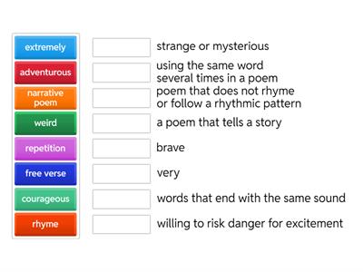 3rd Grade Wonders U4W5 Vocab-Match Up