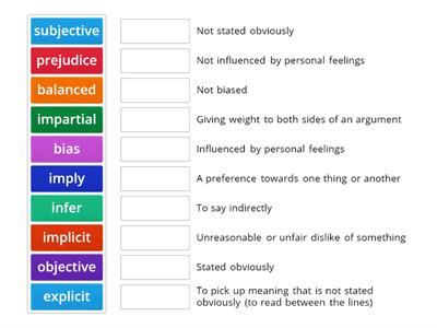 Bias and points of view