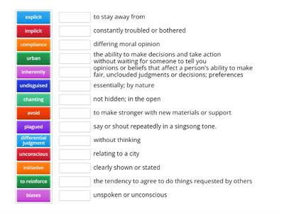 Explicit & Implicit Biases