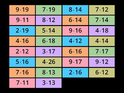 Внетабличное умножение