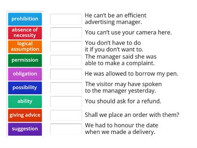 B2 Modal verbs