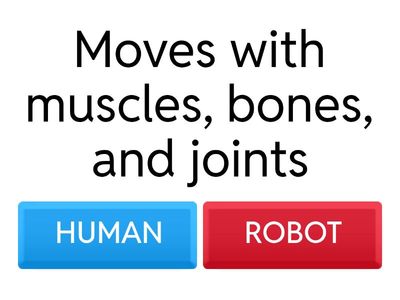 HUMAN VS ROBOT 
