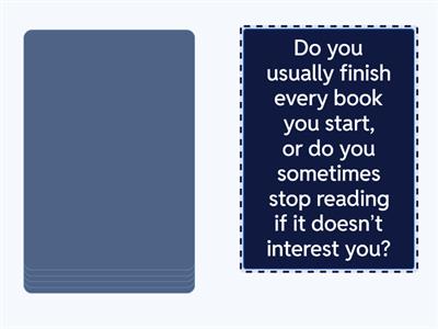 Reading habits B1 - B2