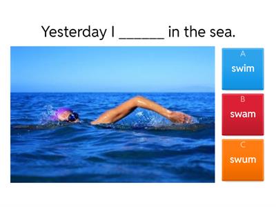  Irregular past tense