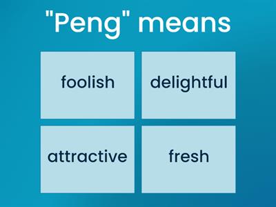 Slang words in English language