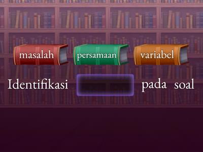 Langkah-langkah membuat model matematika