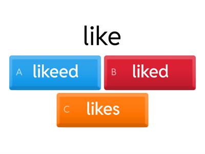 Past simple - REGULAR verbs