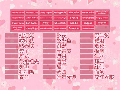 Chinese new year tradition 