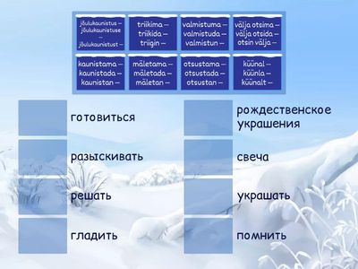 KUIDAS TEIE JÕULE TÄHISTATE? (Uued sõnad I)