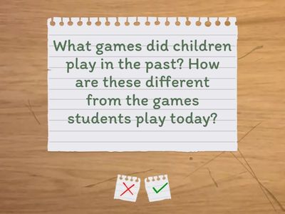 ENGLISH 9 - UNIT 4 - REMEMBERING THE PAST - SPEAKING 2