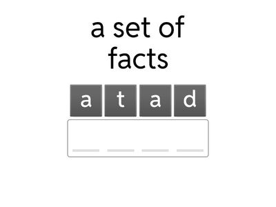 6 with definition clues