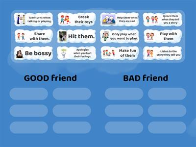 How to be a Good/Bad Friend SORT