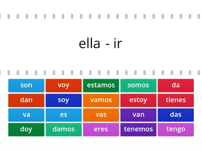 Ser, Ir, Dar, Estar, Tener - Presente