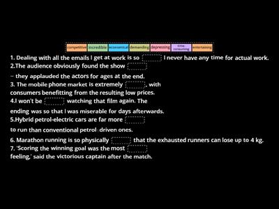 Complete First Unit 2 Adjectives Complete