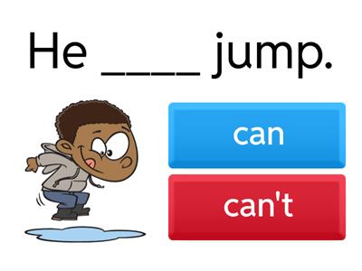 Sports and activities | Can - Modal verb - Quiz