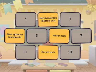 Zarf tümleç türleri