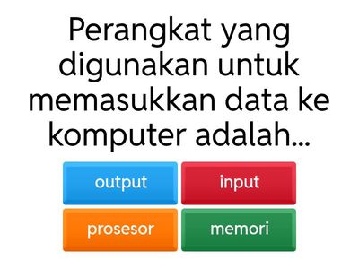 Soal informatika 1-20 kelas 8
