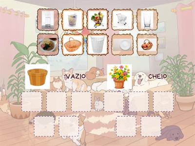 Conceito de CHEIO E VAZIO |  