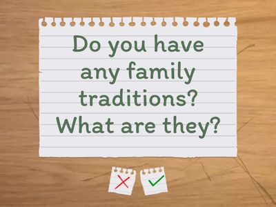 Larisa - A2-level questions family 