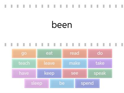 Past Participle Matching ESOL L1