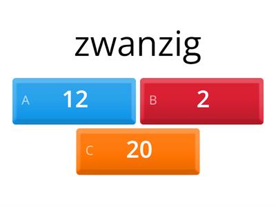  Lese die Zahlen bis 20