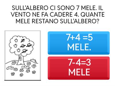 PROBLEMI CON IMMAGINI ADDIZIONI E SOTTRAZIONI