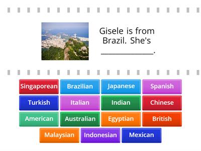 CEFR Year 5: Nationality