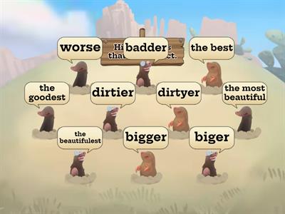 Adjectives - comparative and superlative