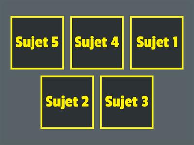 P.O - B1: exercice d'interaction 