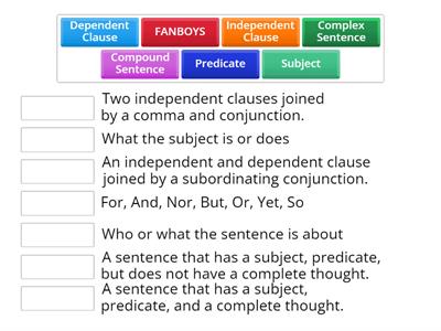 Compound vs. Complex Sentences