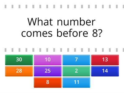 Before and After- Numbers