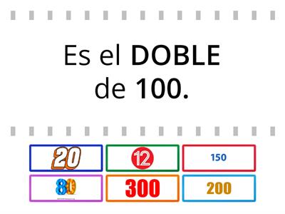 DOBLES - TRIPLES - MITAD