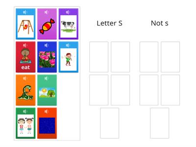 Sort out words with sound /s/