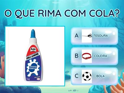 JOGO DAS RIMAS - 1º ANO DO FUNDAMENTAL