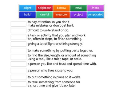 Community Vocabulary: Helping Neighbours - CLB 3 LINC program 