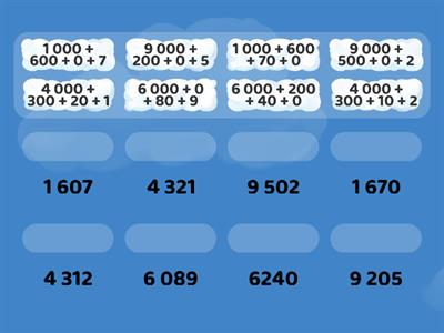 Composição de números até 4 ordens