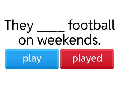 Present simple and present continuous