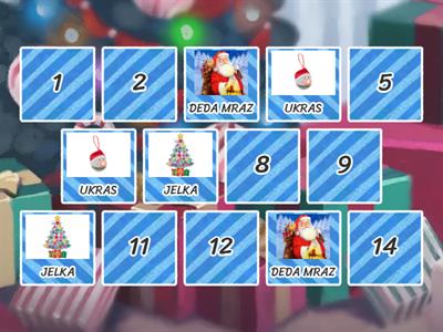 Nova godina-igra memorije