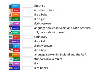 Wt -ish Suffixes