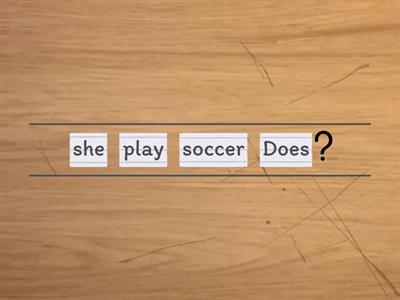 Present Simple. Negative, affirmative and interrogative sentences